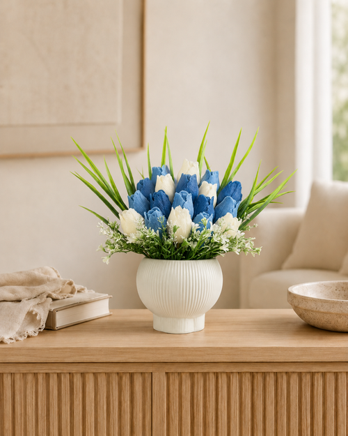 Blue Tulip Garden
