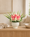 Pink Tulip Garden