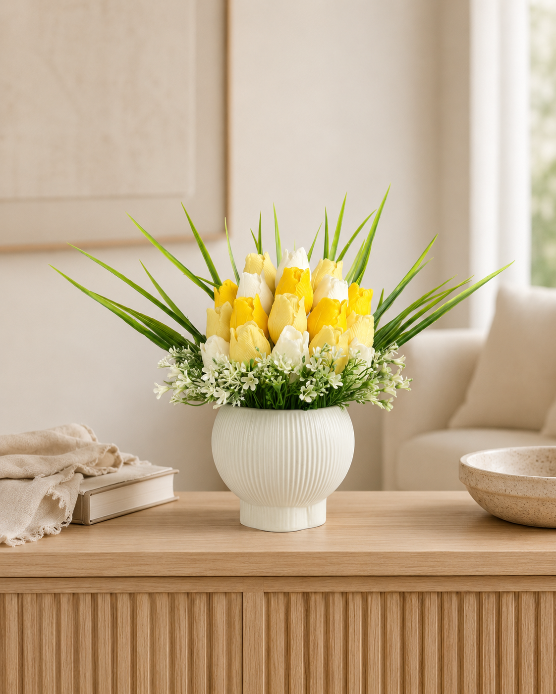 Yellow Tulip Garden